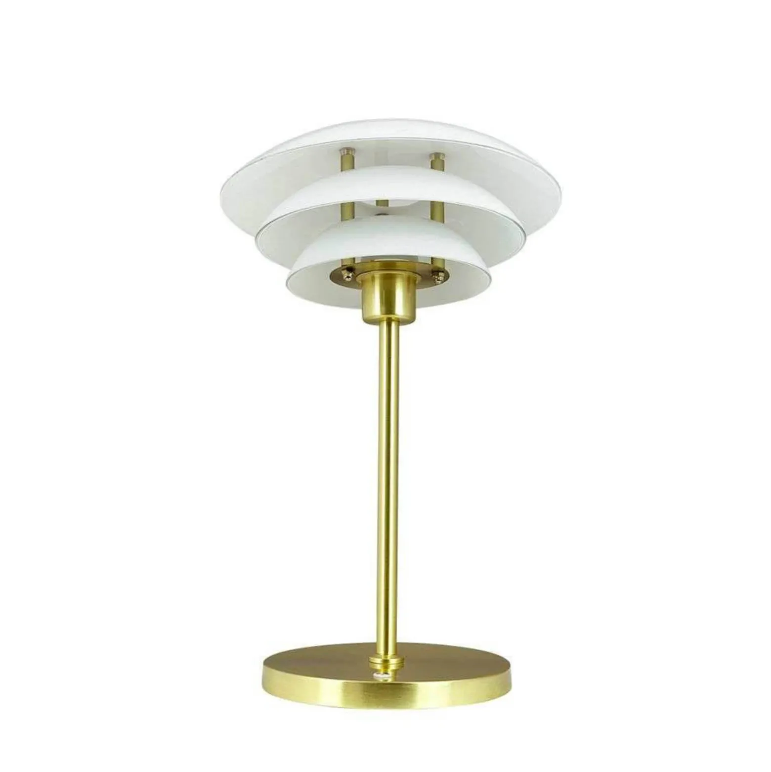 Lámpara de mesa LED recargable DL20 de Dyberg Larsen, altura 30 cm, cristal