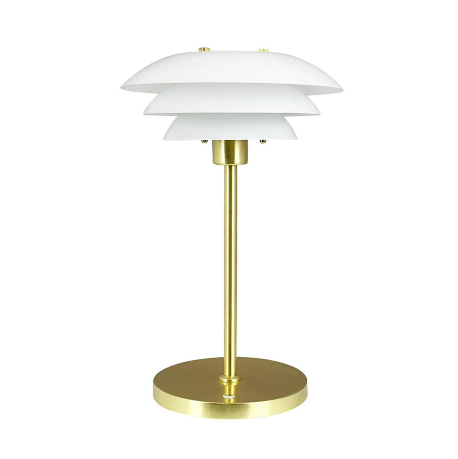 Lámpara de mesa LED recargable DL20 de Dyberg Larsen, altura 30 cm, cristal