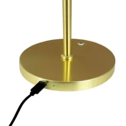 Lámpara de mesa LED recargable DL20 de Dyberg Larsen, altura 30 cm, cristal