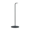 Lámpara de mesa LED recargable Maxi, negra, metal, atenuable, 36 cm