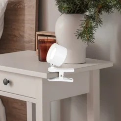 Lámpara de mesa LED recargable Jorje CCT 4 en 1 blanca
