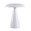 Lámpara de mesa LED recargable Beacon Kinoko, blanca, 27 cm, CCT