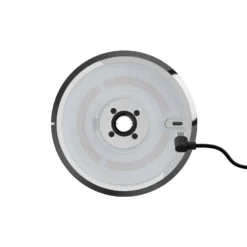Lámpara de mesa LED recargable Mahina color cromo Altura 36 cm Metal CCT