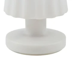 Lámpara de mesa LED recargable Jovem de Lindby, blanca, plástico, RGB