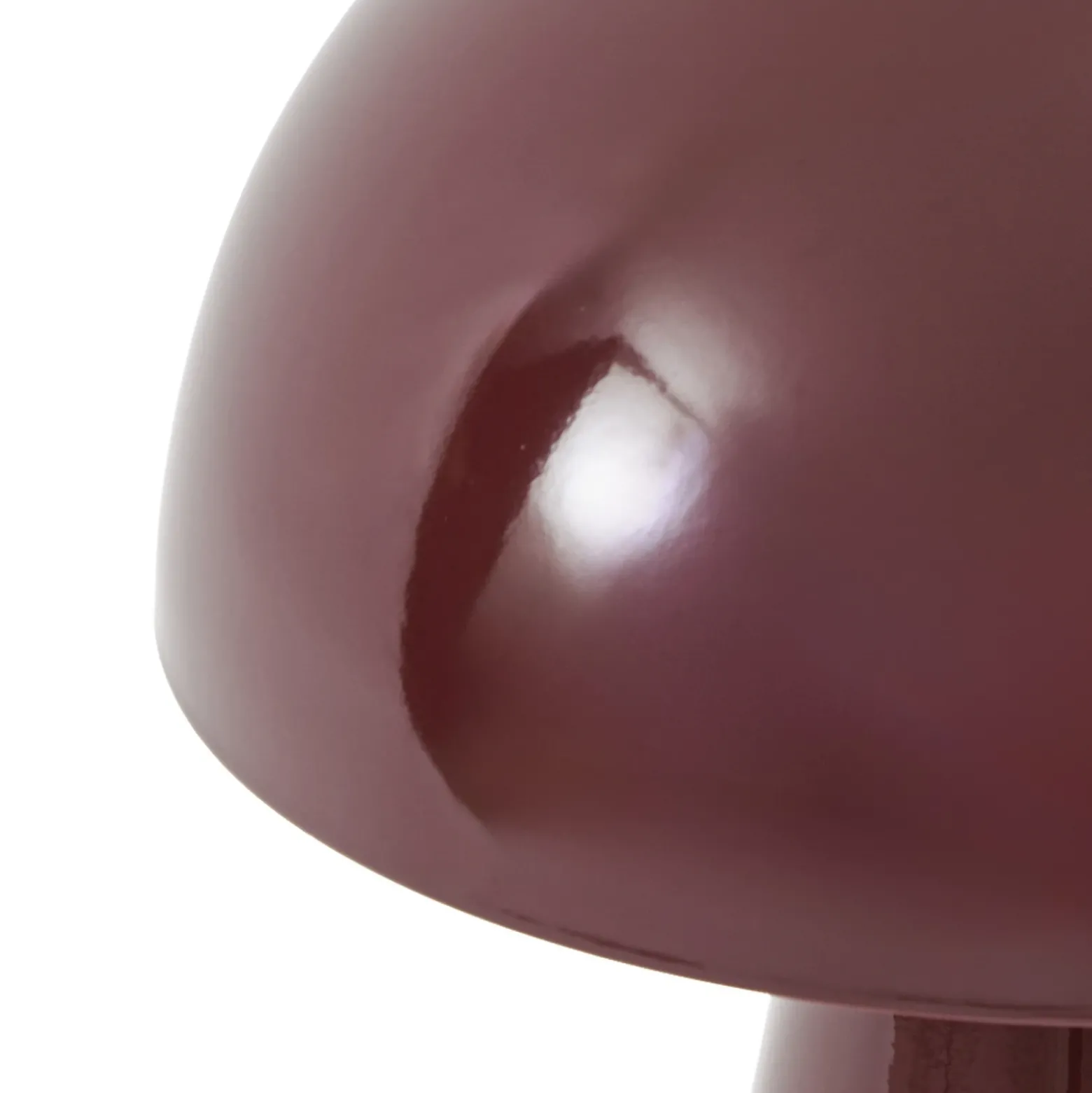 Lámpara de mesa LED recargable Lindby Nevijo, roja, Ø 20 cm, USB, atenuador de