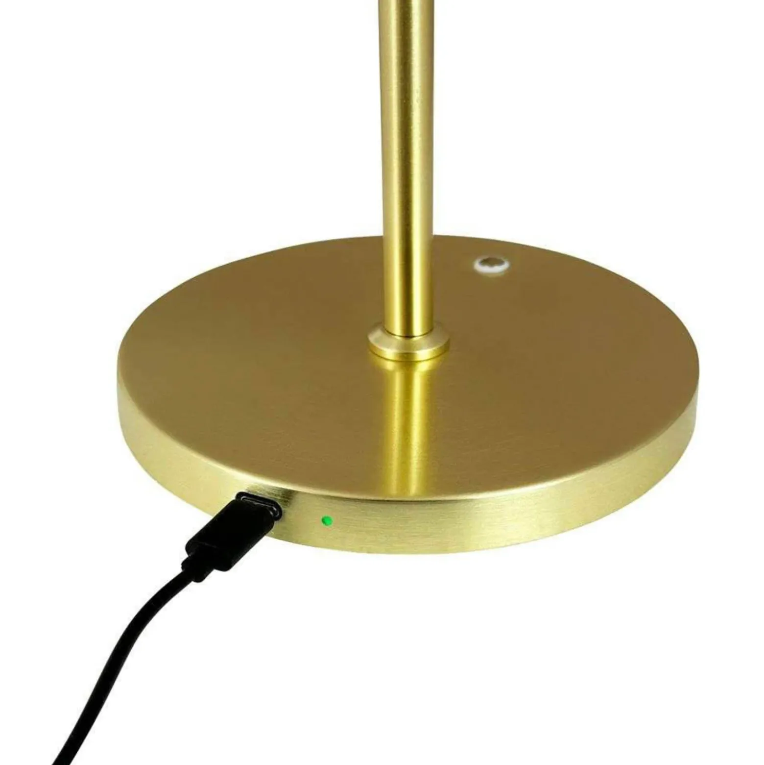 Lámpara de mesa LED recargable DL20 de Dyberg Larsen, altura 30 cm, cristal
