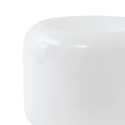 Lámpara de mesa LED recargable Lucande Katrin Palme, verde, cristal