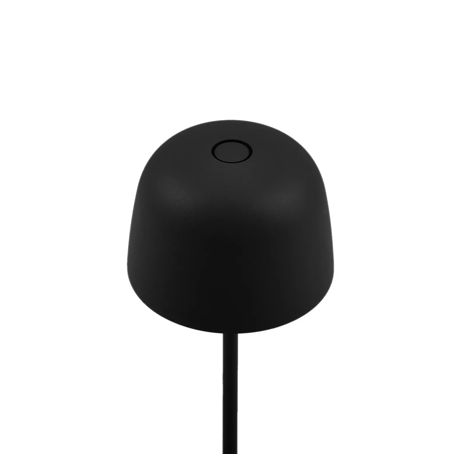 Lámpara de mesa LED recargable Lindby Arietty, negra, atenuable, IP65