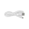 Lámpara de mesa LED recargable Jorje CCT 4 en 1 blanca