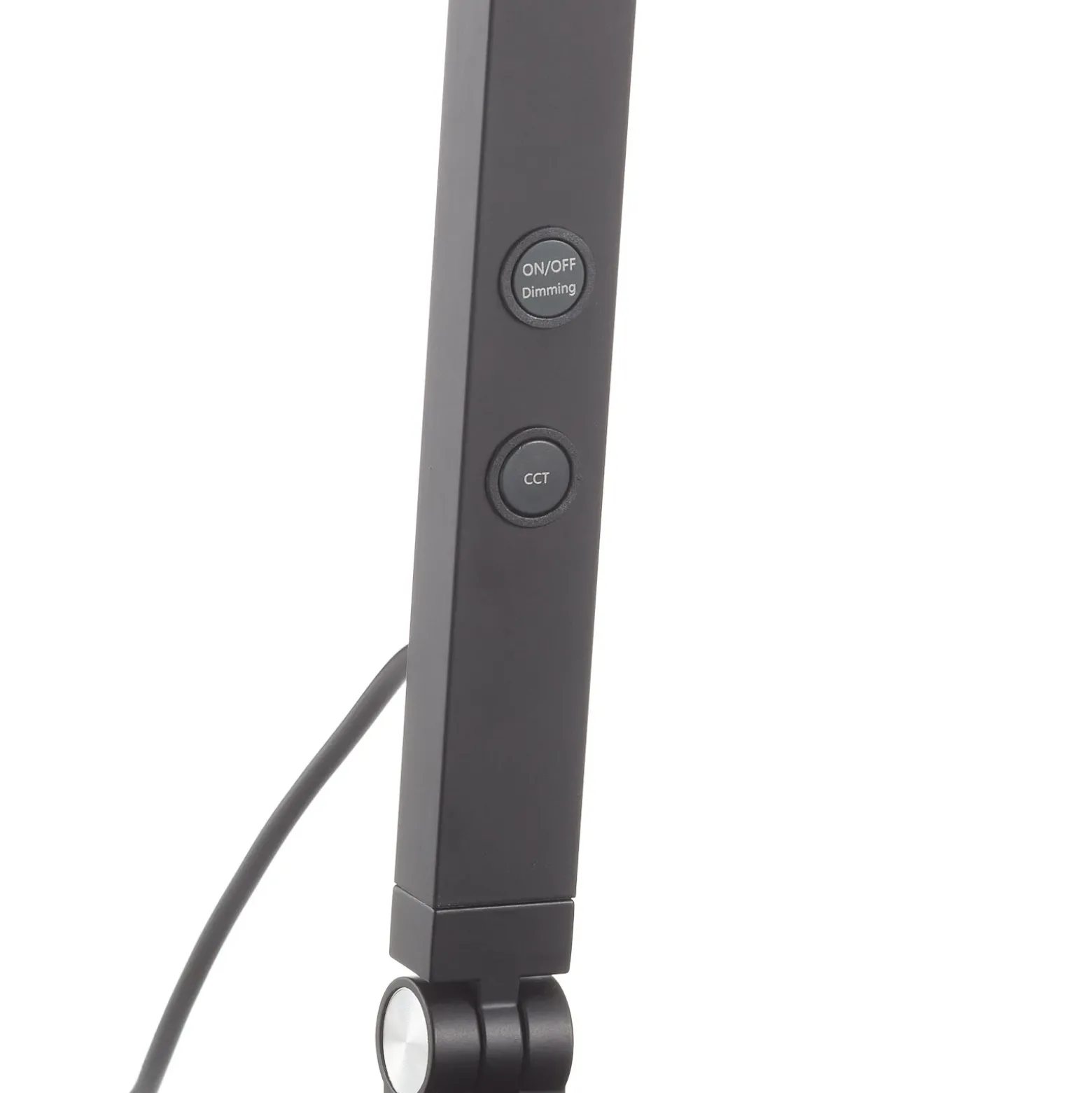 Lámpara de mesa LED Regina con atenuador, negro