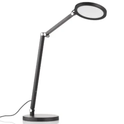 Lámpara de mesa LED Regina con atenuador, negro