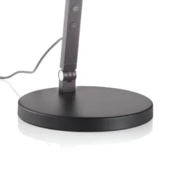 Lámpara de mesa LED Regina con atenuador, negro
