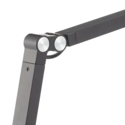 Lámpara de mesa LED Regina con atenuador, negro