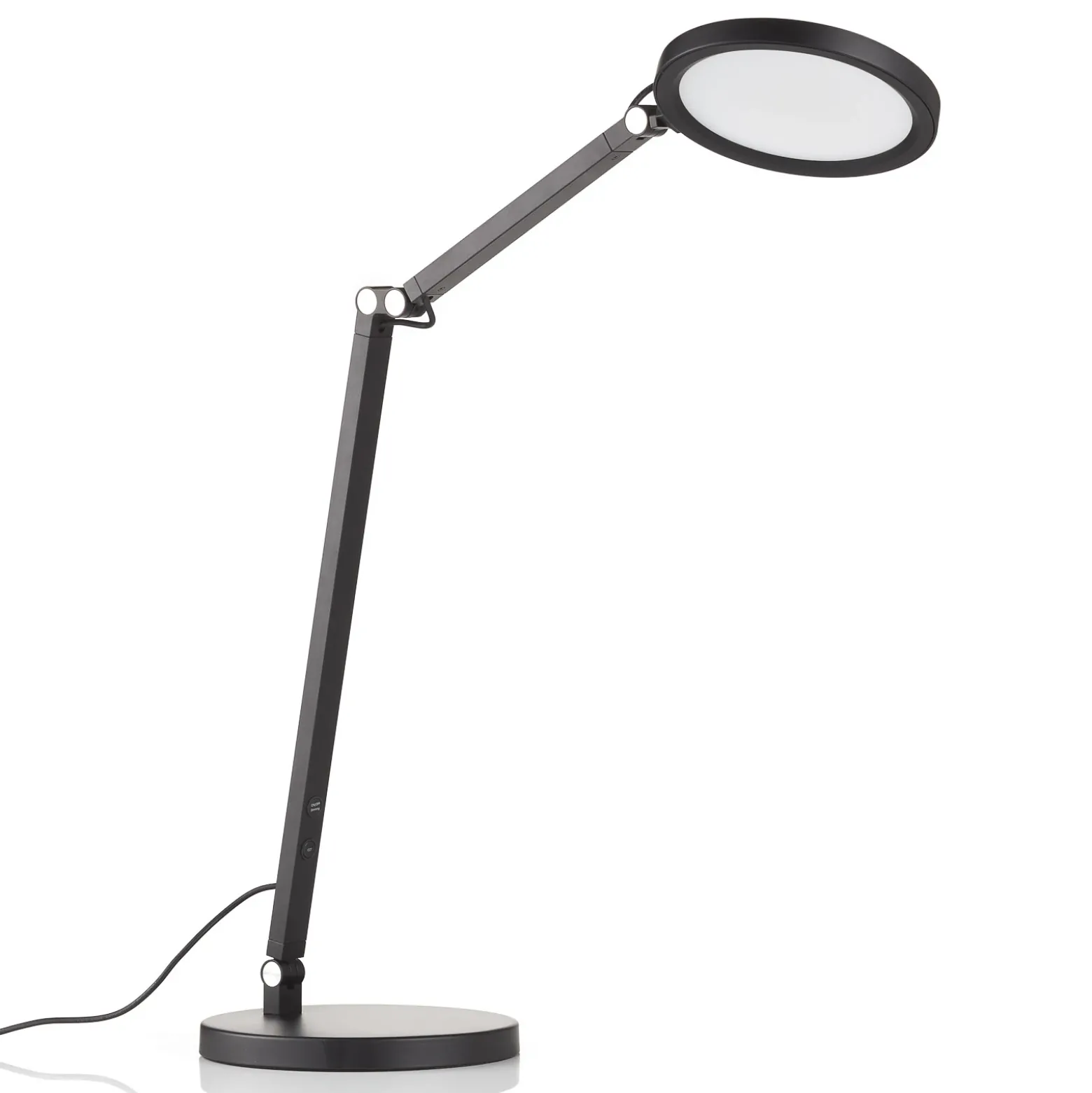 Lámpara de mesa LED Regina con atenuador, negro