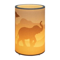 Lámpara de mesa LED 25/15 Scandi Savanne, naranja, atenuable
