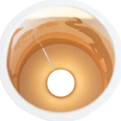 Lámpara de mesa LED 25/15 Scandi Savanne, naranja, atenuable