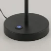 Lámpara de mesa LED SCHÖNER WOHNEN Elmo, negra, 3000 K, atenuador