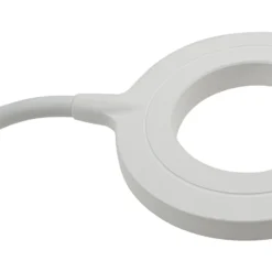Lámpara de mesa LED Siona de Lindby, blanca, CCT, atenuable, estación de carga