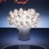 Lámpara de mesa LED Slamp Clizia atenuable «Mama Non Mama», color blanco