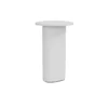 lámpara de mesa LED Solae de Fritz Hansen, blanca, aluminio, IP44