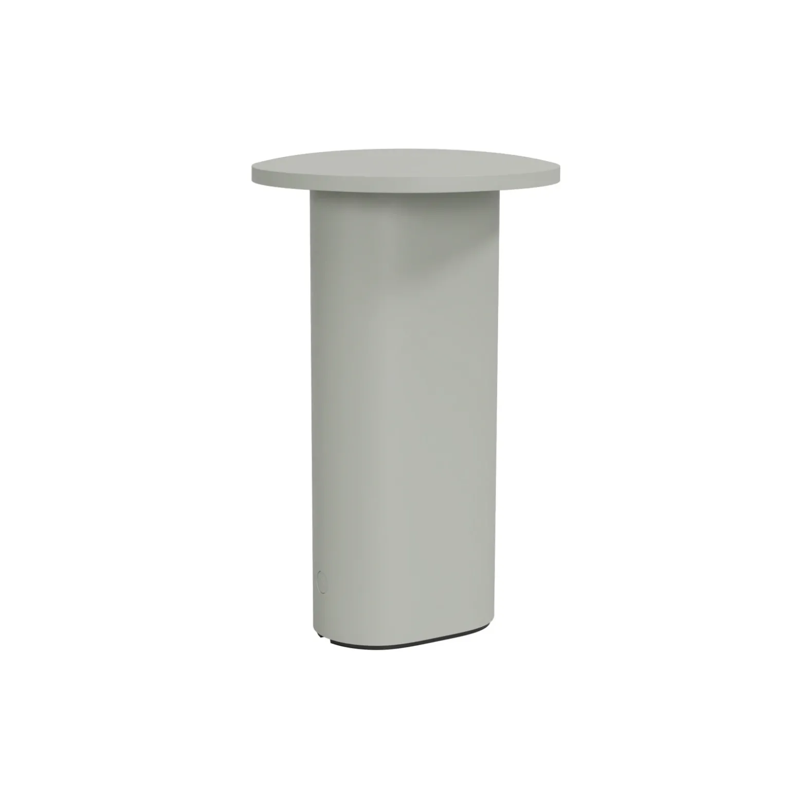 Lámpara de mesa LED Solae de Fritz Hansen, gris, aluminio, IP44