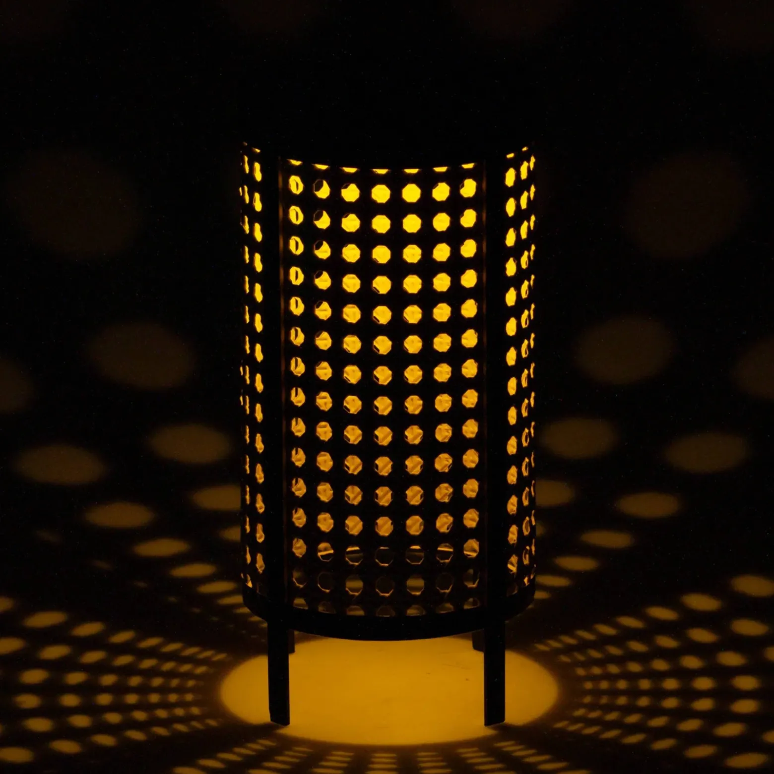 Lámpara de mesa LED solar 48929, altura 26 cm, negro/beige