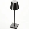Lámpara de mesa LED Toc cargador USB, IP54, negro