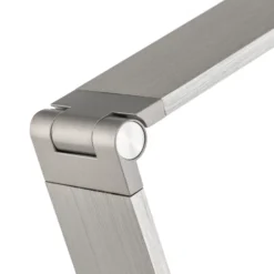 Lámpara de mesa LED Wasp plana, aluminio