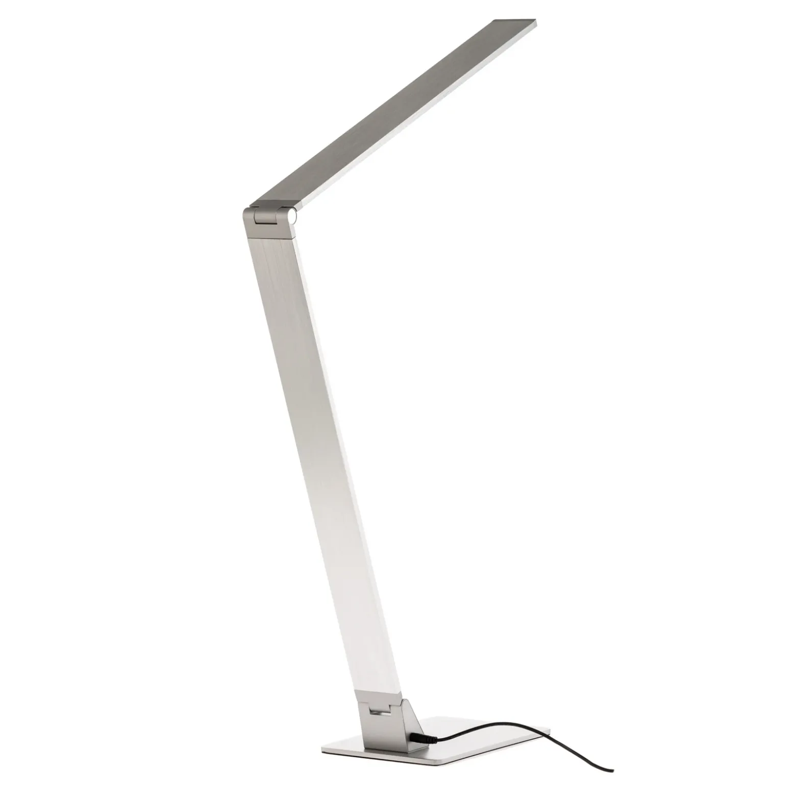 Lámpara de mesa LED Wasp plana, aluminio
