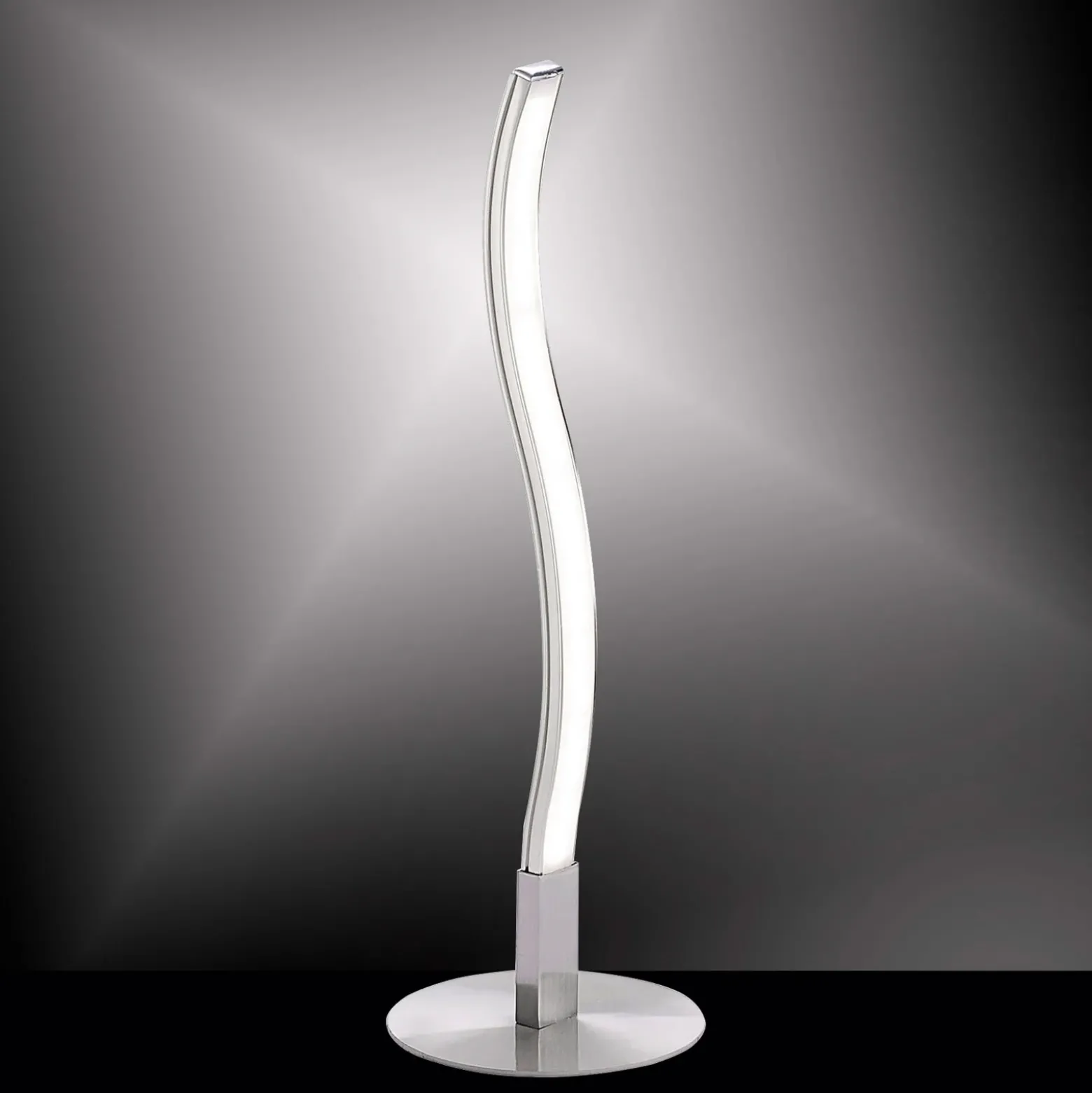 Lámpara de mesa LED Wav 3.000K 30cm acero