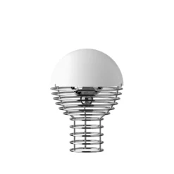 Lámpara de mesa LED WIRE de VERPAN, blanca, altura 25 cm, IP44
