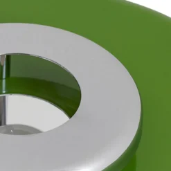 Lámpara de mesa Lindby Branford, retro, verde, metal/mármol