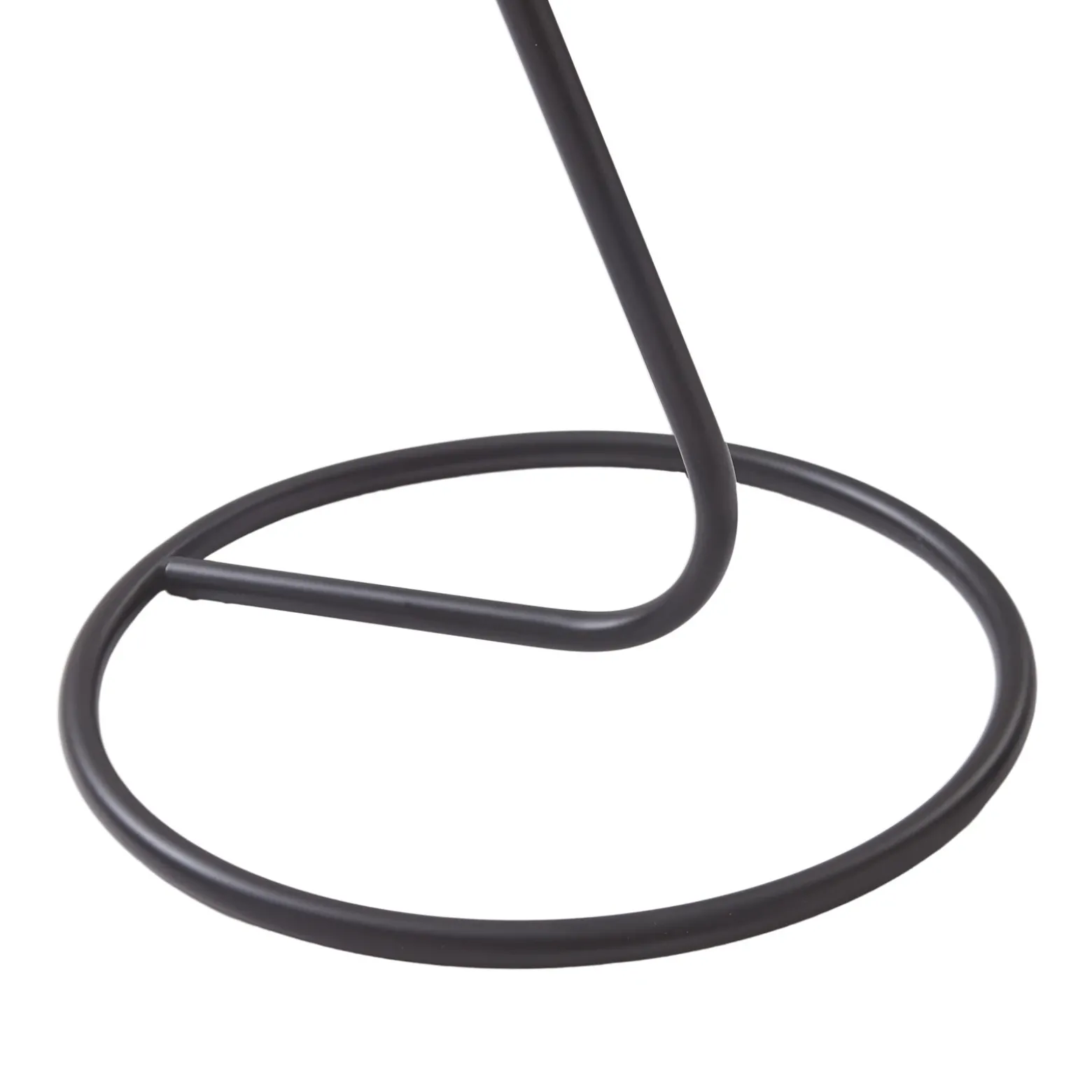 Lámpara de mesa Lindby Elira, negra, metal, 35 cm de altura, ES27