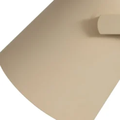 Lámpara de mesa Lindby Ilmar, beige/blanco, metal, Ø 12 cm