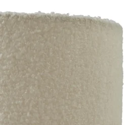 Lámpara de mesa Lindby Jone, blanca, textil, 30 cm