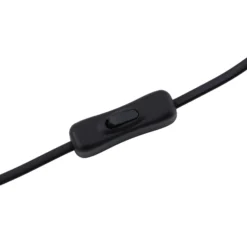 Lámpara de mesa Lindby Jyla, 36 cm, negro mate, GX53, flexible