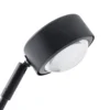 Lámpara de mesa Lindby Jyla, 36 cm, negro mate, GX53, flexible