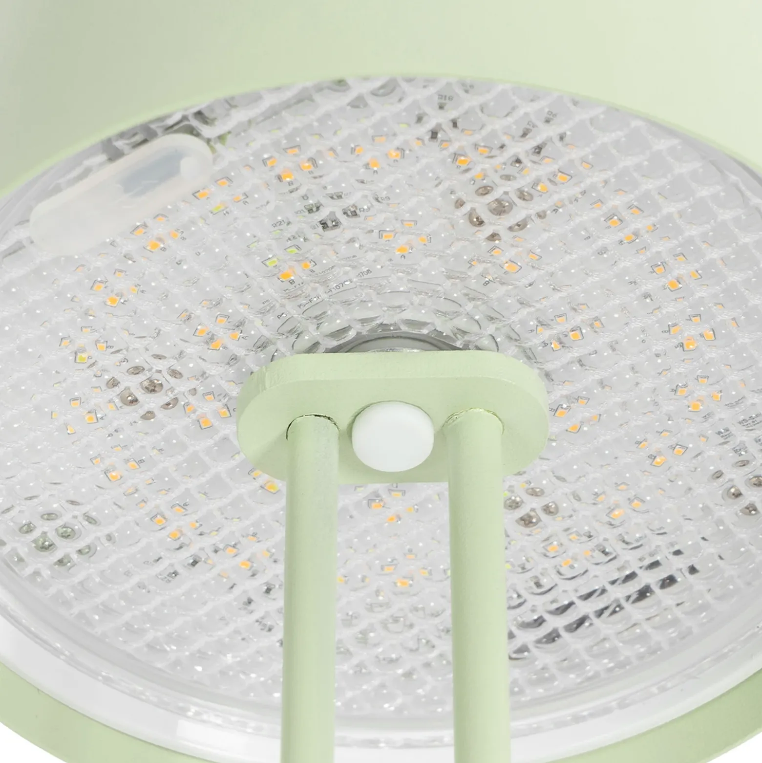 Lámpara de mesa Lindby LED recargable Janea TWIN, verde, metal