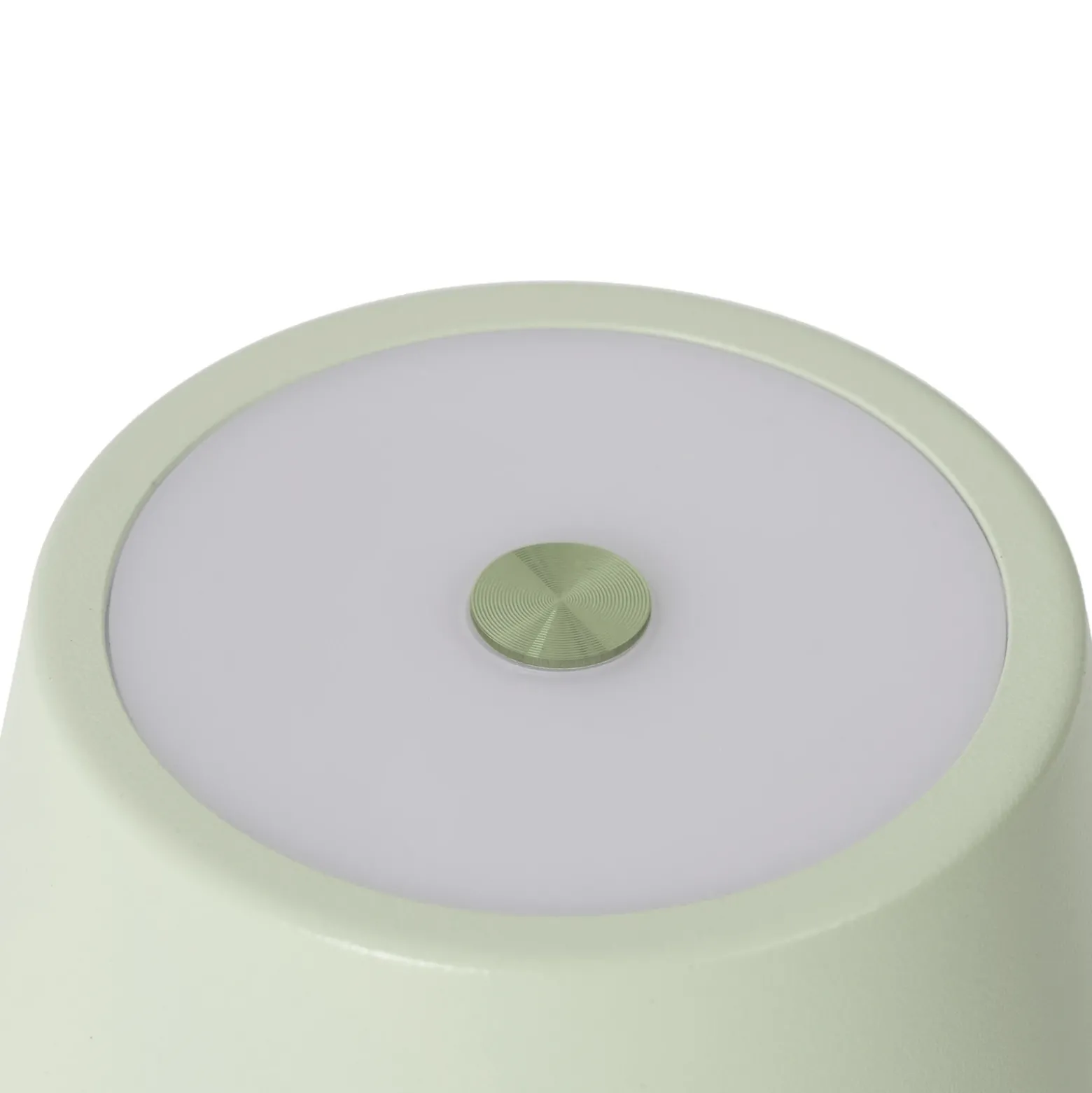 Lámpara de mesa Lindby LED recargable Janea TWIN, verde, metal
