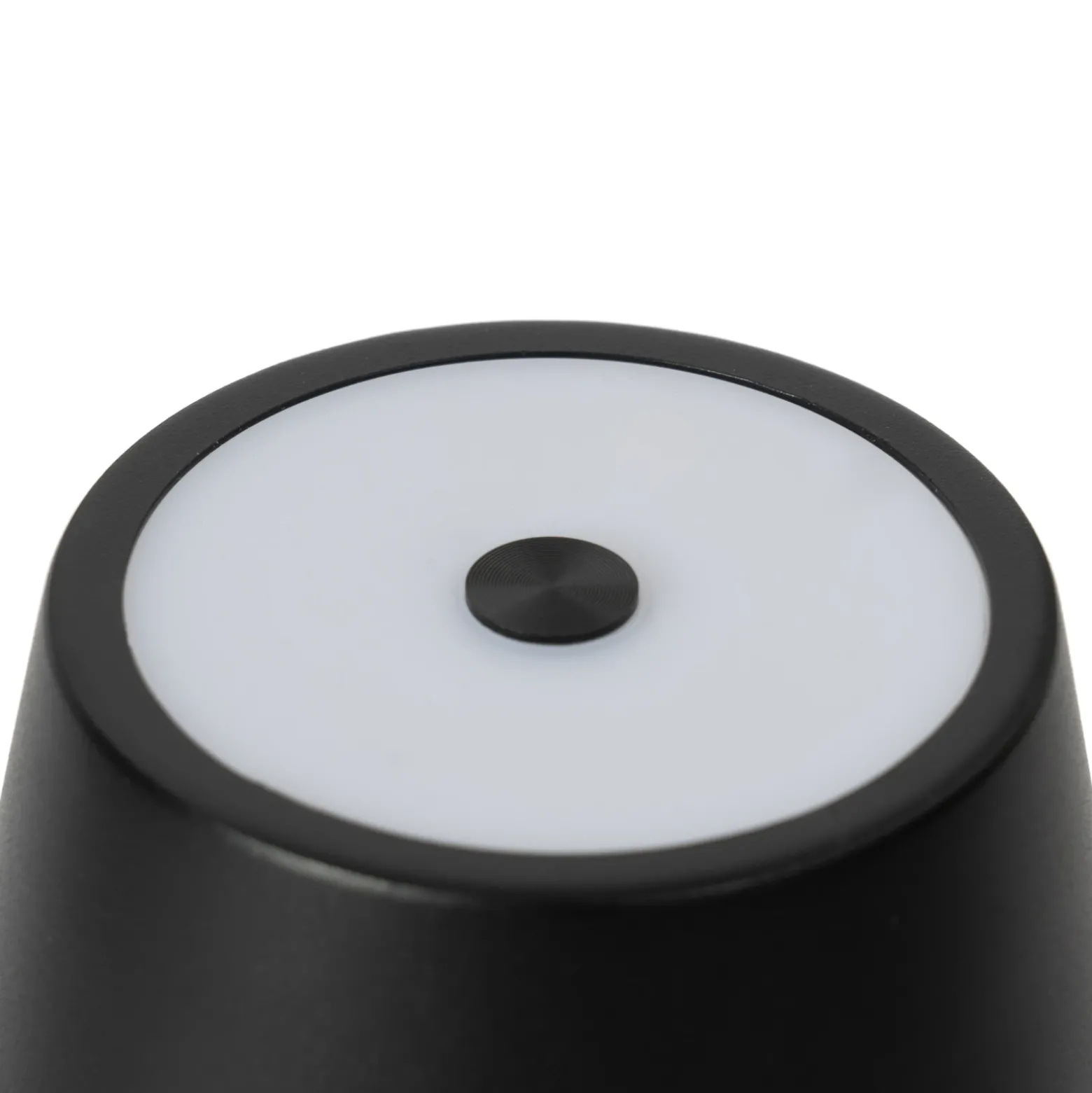 Lámpara de mesa Lindby LED recargable Janea TWIN, negra, metal