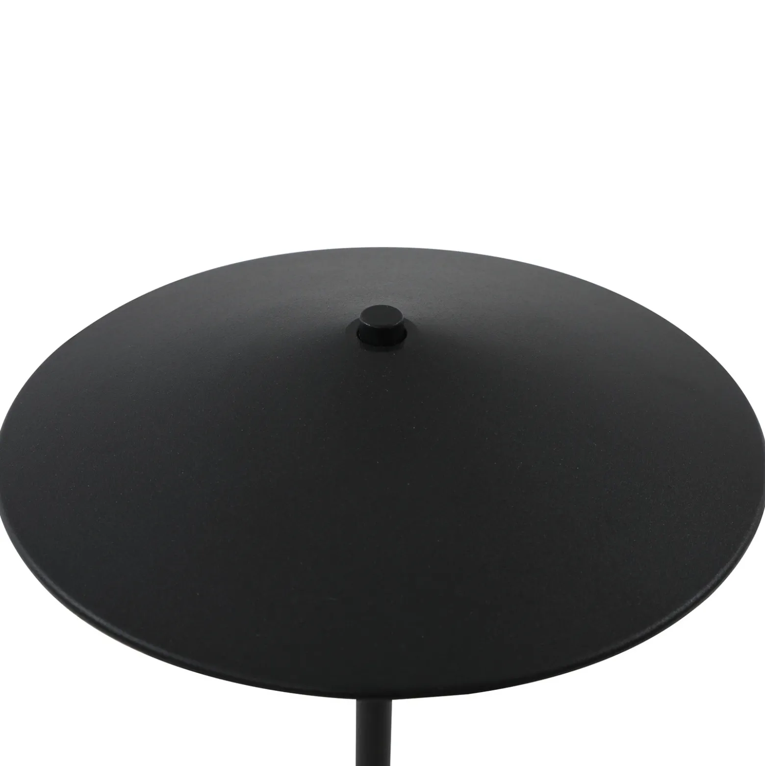 Lámpara de mesa Lindby LED recargable Ayva, negra, aluminio, IP44