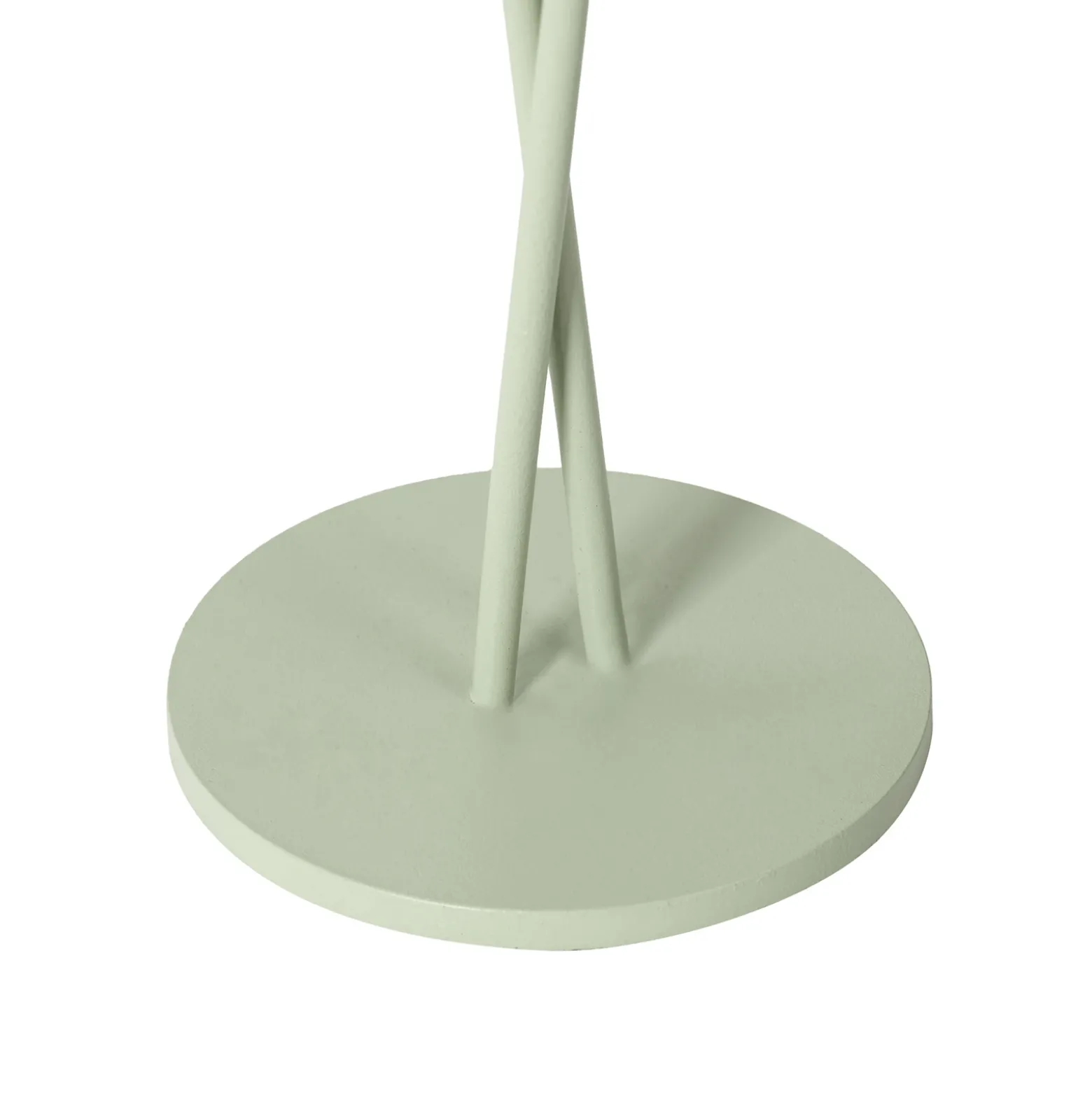 Lámpara de mesa Lindby LED recargable Janea CROSS, verde, metal