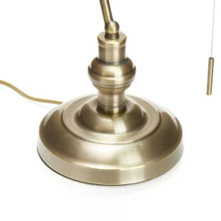 Lámpara de mesa Lindby Milenka, bronce, altura 38cm, metal