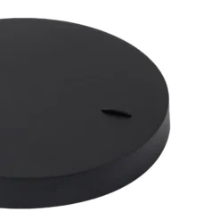 Lámpara de mesa Lindby Radka, negra, plástico, brazo flexible