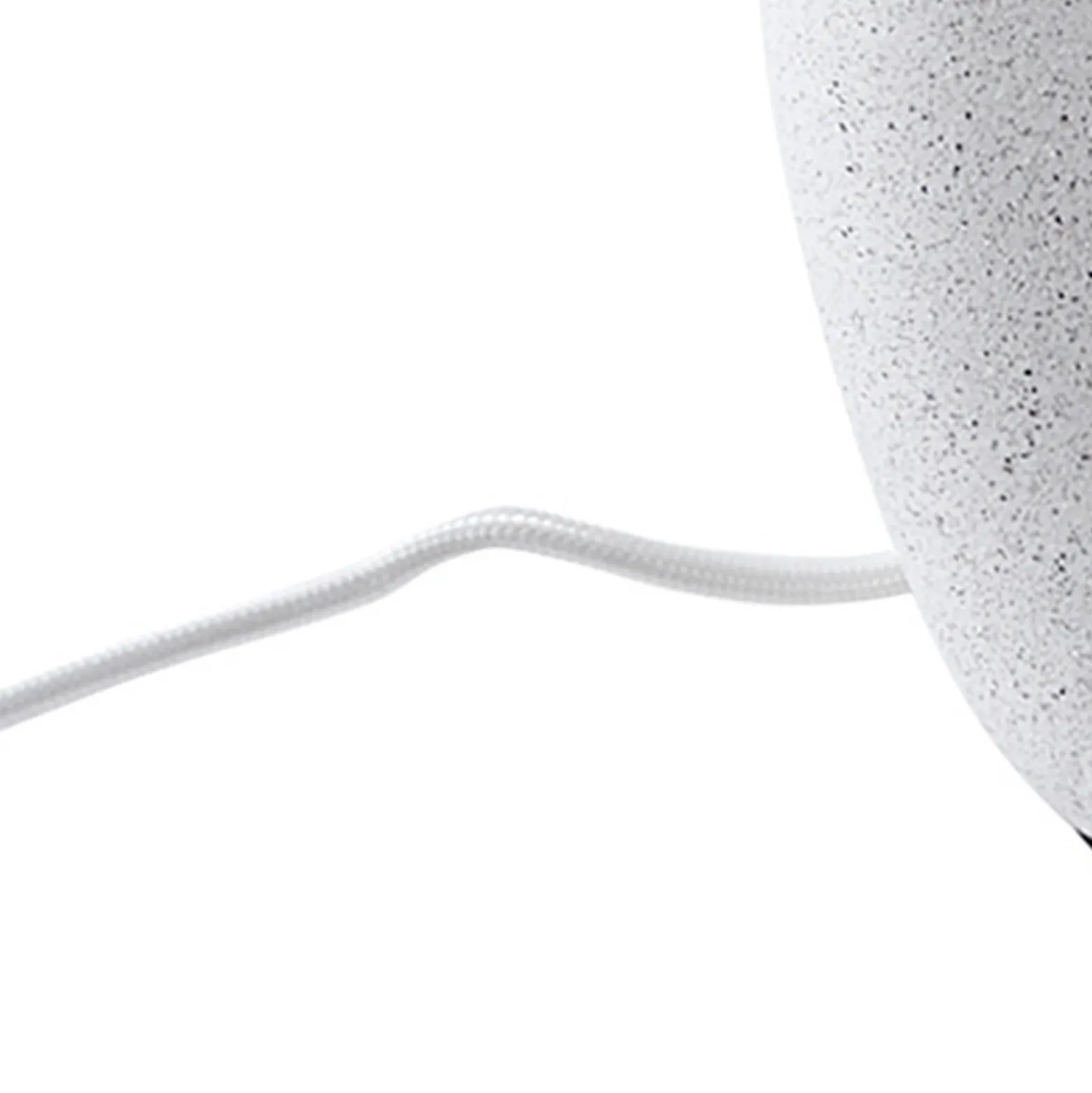 Lámpara de mesa Lindby Thalassia, blanca, Ø 30 cm, cerámica