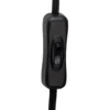 Lámpara de mesa Lou de Globen Lighting, negro/blanco, altura 55 cm