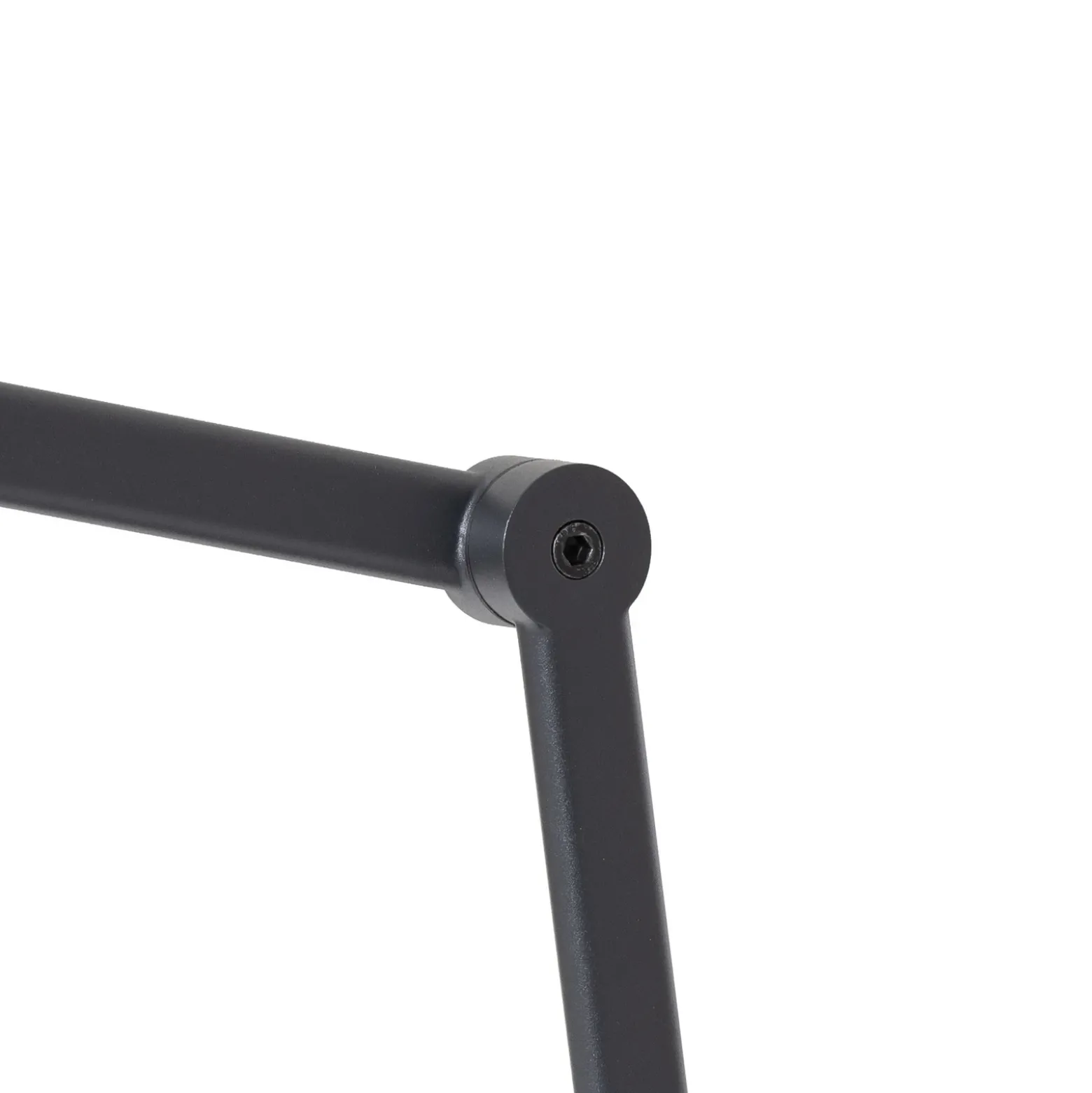 Lámpara de mesa Lucande Silka, 93 cm, negra, regulable, E27