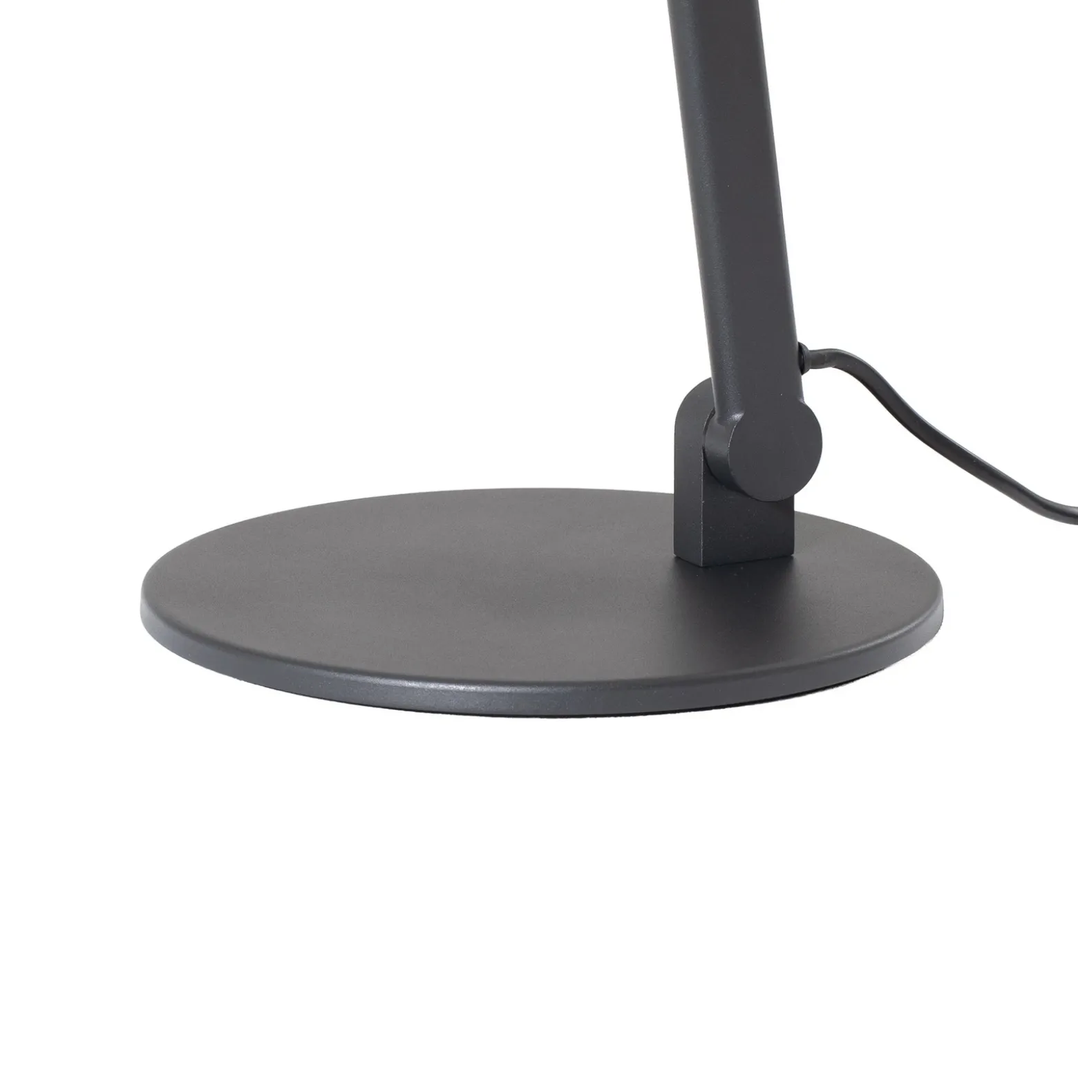 Lámpara de mesa Lucande Silka, 93 cm, negra, regulable, E27