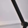 Lámpara de mesa Lucande Silka, 93 cm, negra, regulable, E27