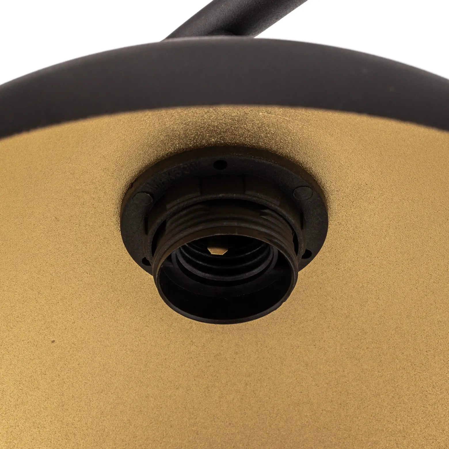 Lámpara de mesa 1036, 1 luz, negro-dorado